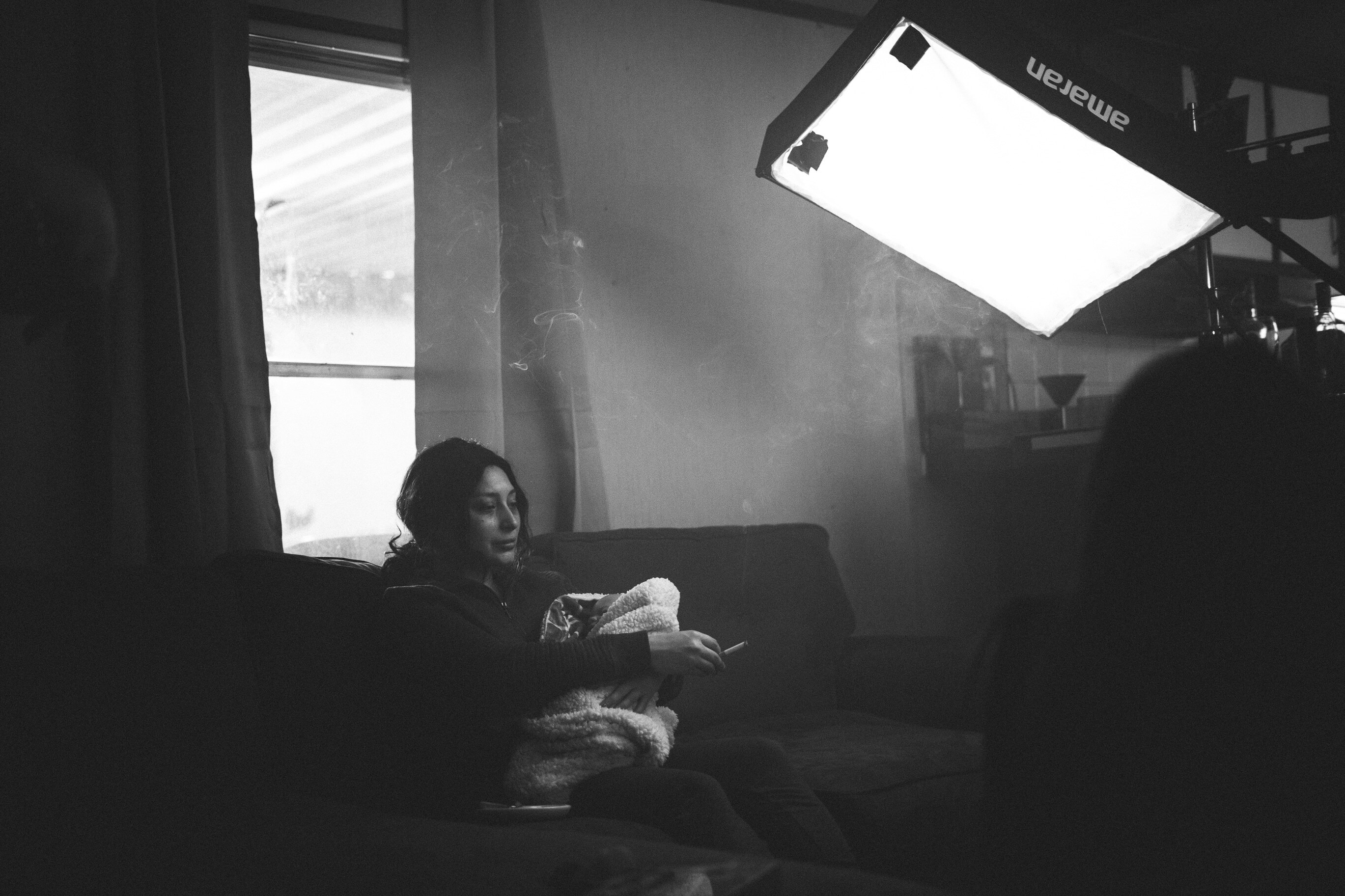 On set